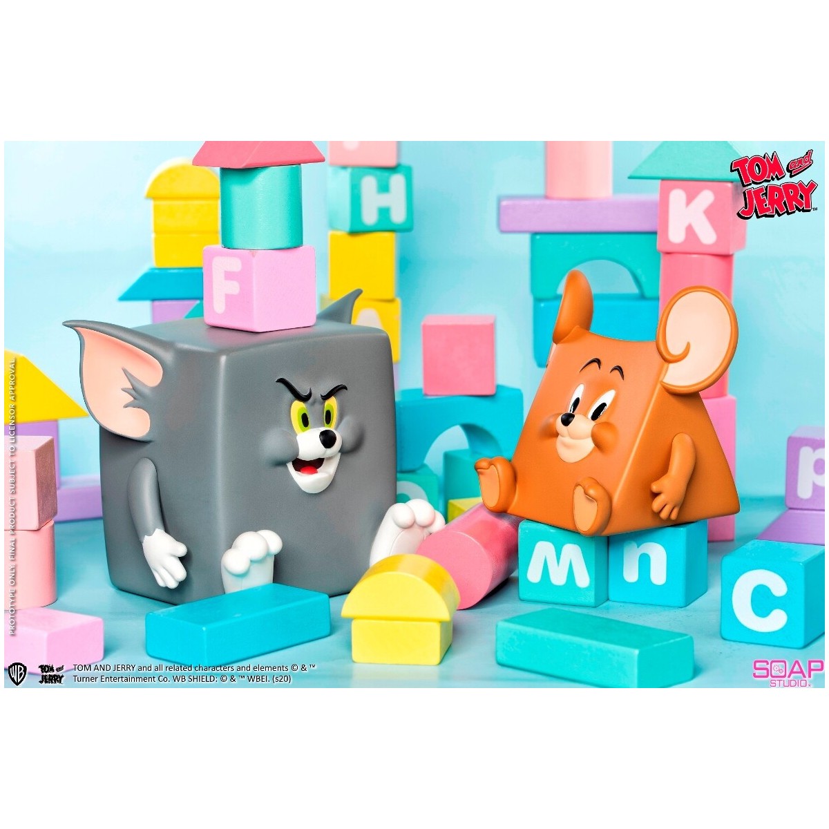 Soap Studios - Estatua de PVC de Tom y Jerry en acción 