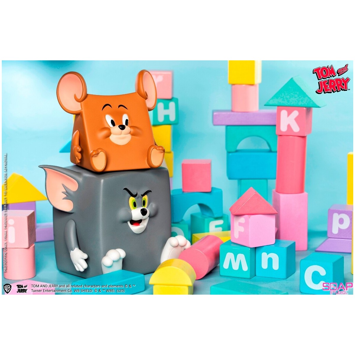 Soap Studios - Estatua de PVC de Tom y Jerry en acción 
