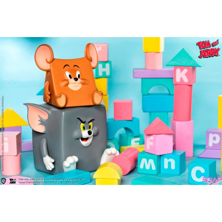 Soap Studios - Estatua de PVC de Tom y Jerry en acción 