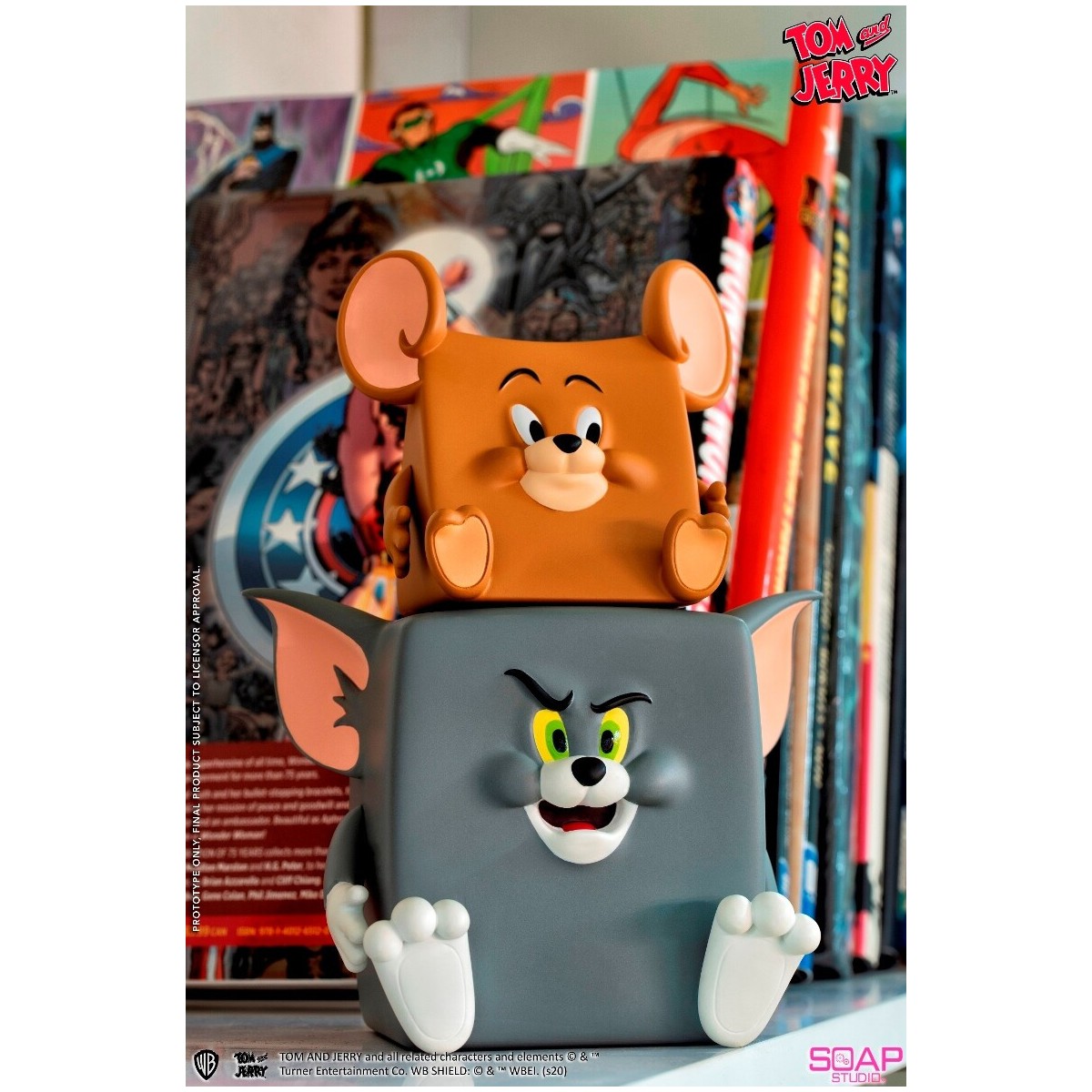 Soap Studios - Estatua de PVC de Tom y Jerry en acción 