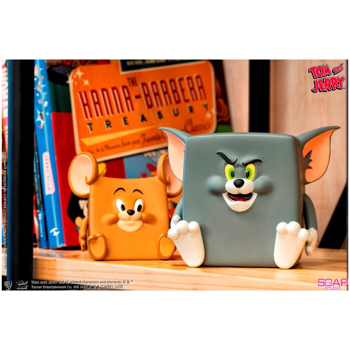 Soap Studios - Estatua de PVC de Tom y Jerry en acción 