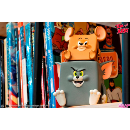 Soap Studios - Estatua de PVC de Tom y Jerry en acción 