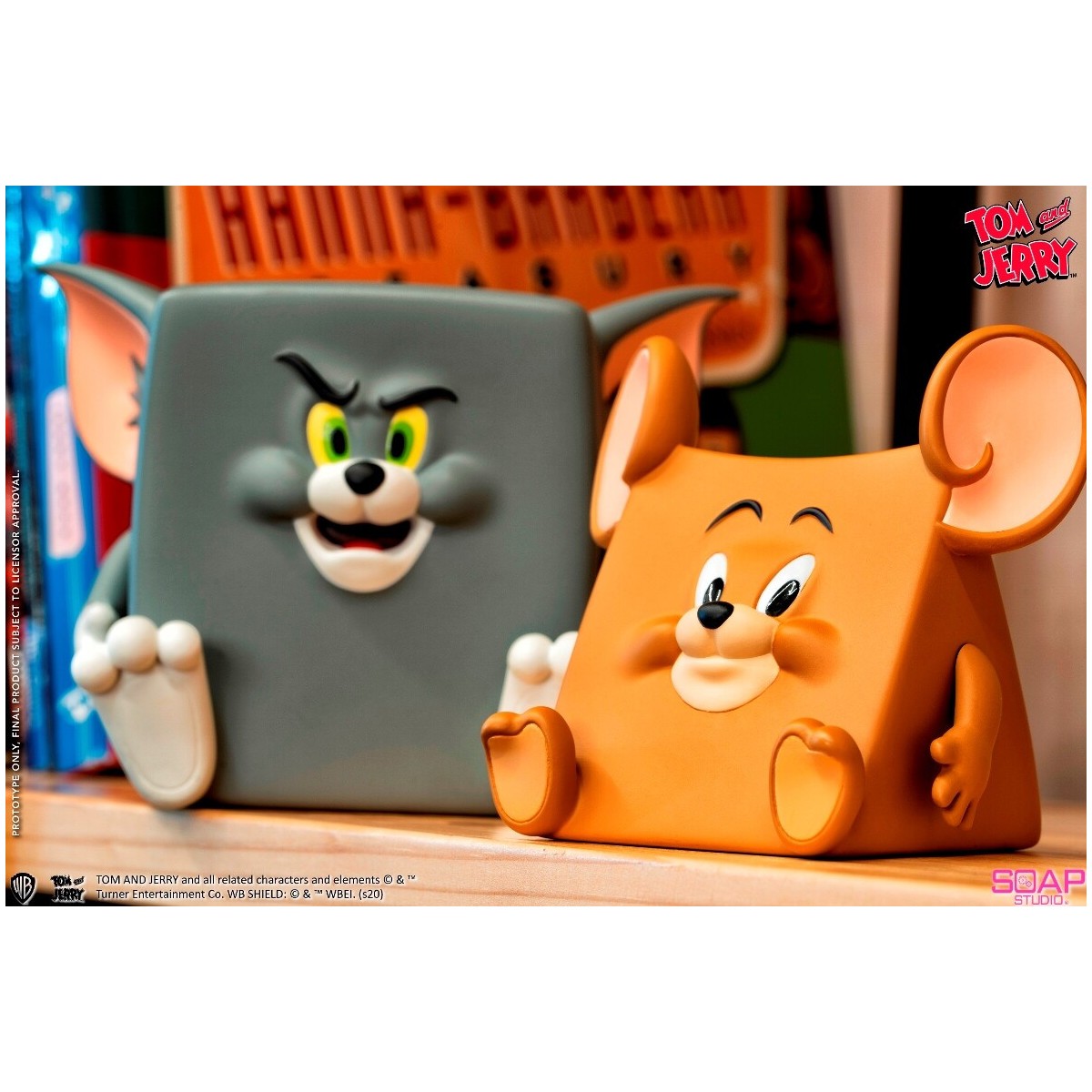 Soap Studios - Estatua de PVC de Tom y Jerry en acción 