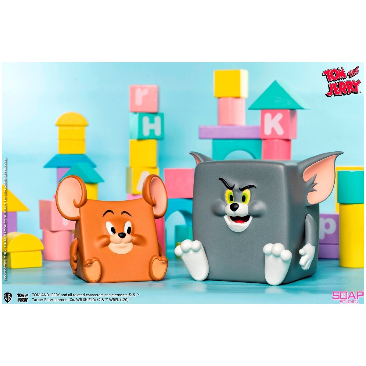 Soap Studios - Estatua de PVC de Tom y Jerry en acción 
