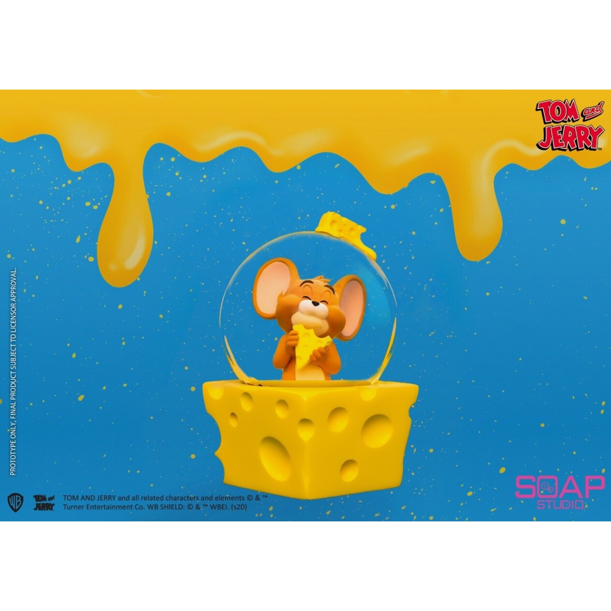 Soap Studios - Tom y Jerry - Globo de nieve de Jerry Cheese 
