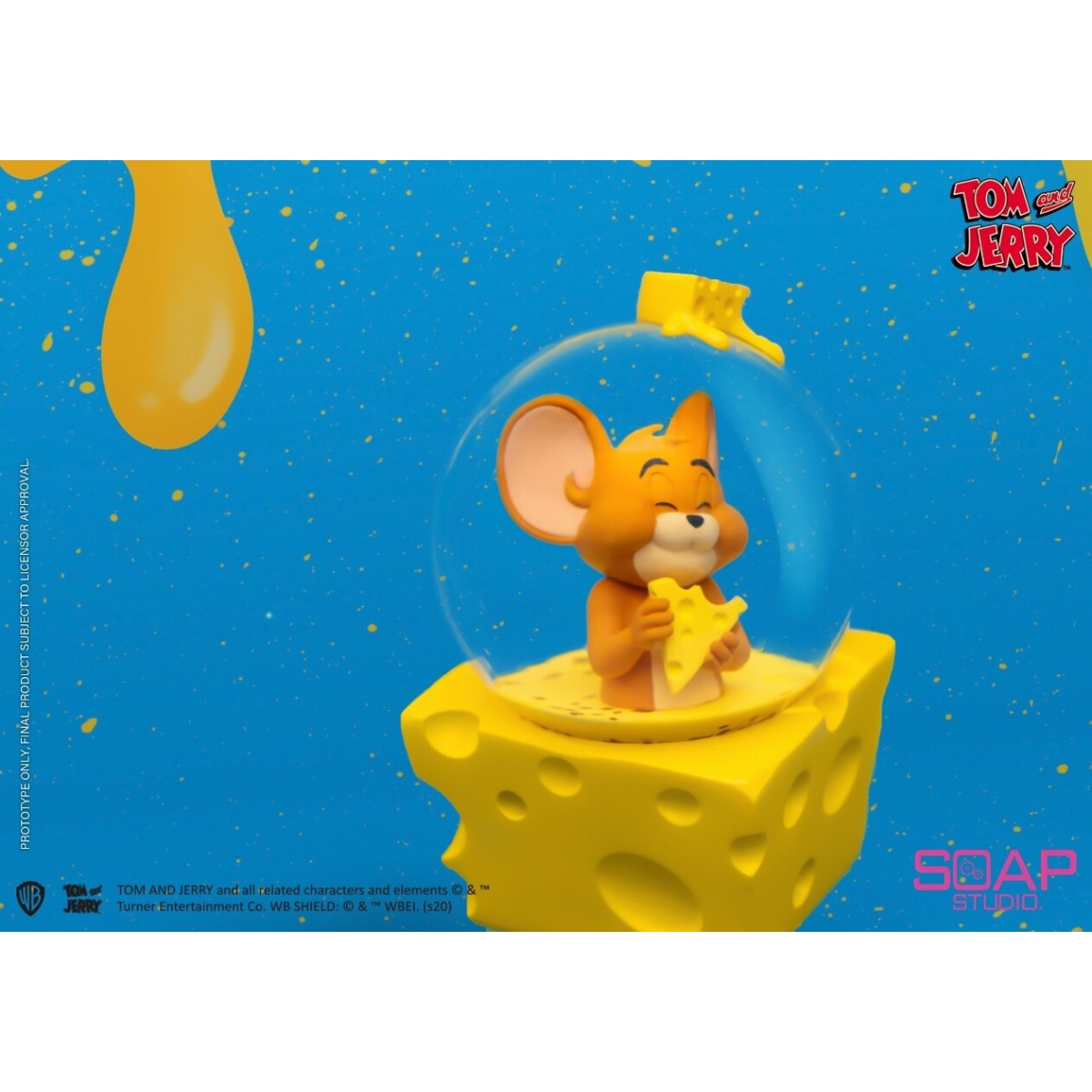 Soap Studios - Tom y Jerry - Globo de nieve de Jerry Cheese 