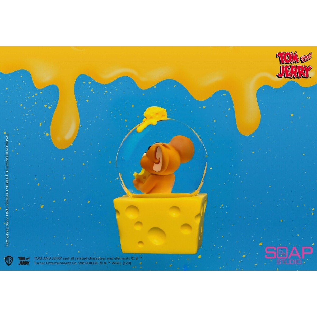 Soap Studios - Tom y Jerry - Globo de nieve de Jerry Cheese 