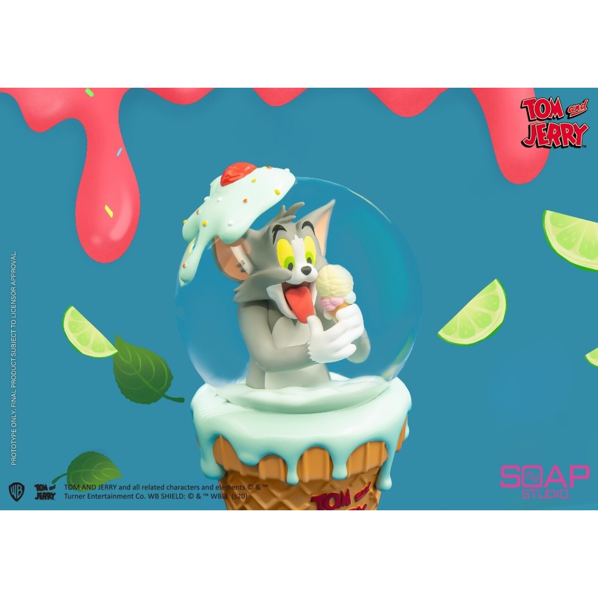 Soap Studios - Tom y Jerry - Tom Ice Cream Snow Globe 
