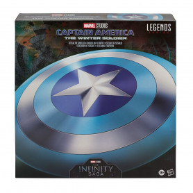 Hasbro - Réplica Capitán América Escudo Sigiloso 1/1 - Marvel Legends - El Soldado de Invierno