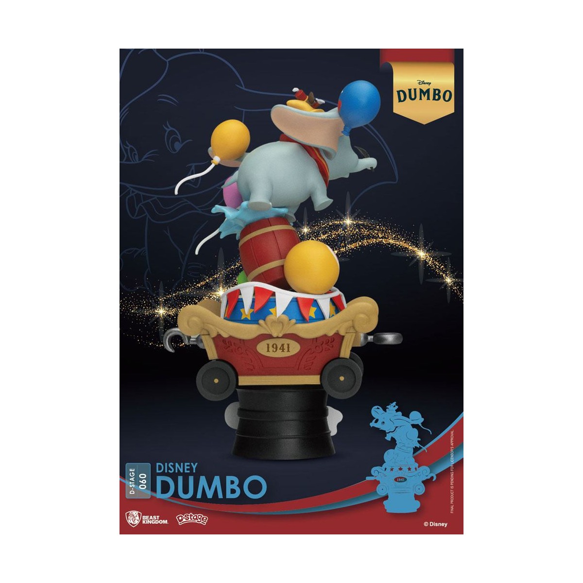 Beast Kingdom Disney Classic Animation Series diorama Dumbo - PVC D-Stage