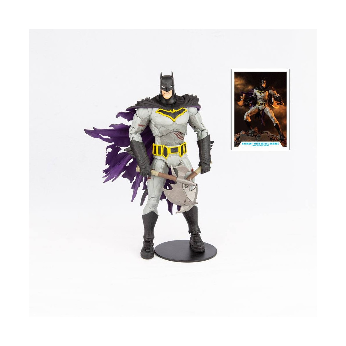 Mc Farlane - DC Multiverse - Batman con daños de batalla (Dark Nights: Metal) 1/12