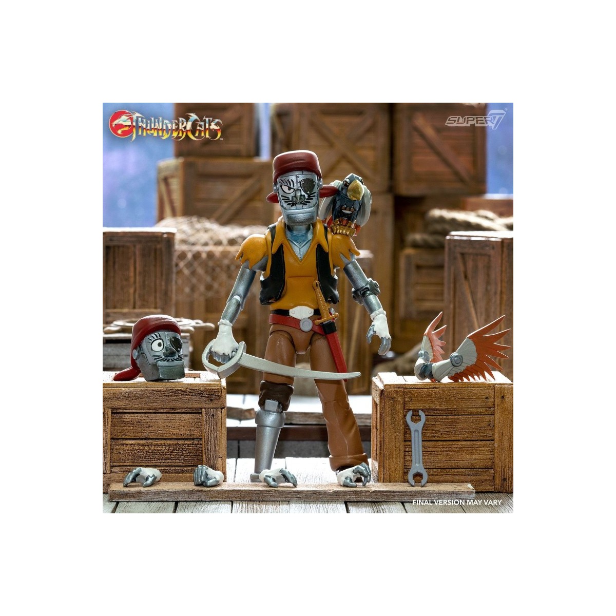 Super 7 - Thundercats - Ultimates Capitán Cracker el Pirata Robótico Canalla