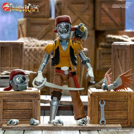Super 7 - Thundercats - Ultimates Capitán Cracker el Pirata Robótico Canalla