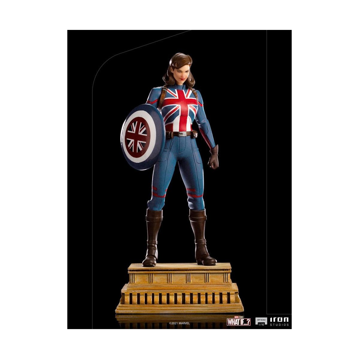 Iron Studios Marvel - ¿Y si...? Estatuilla del Capitán Carter 1/10 Art Scale