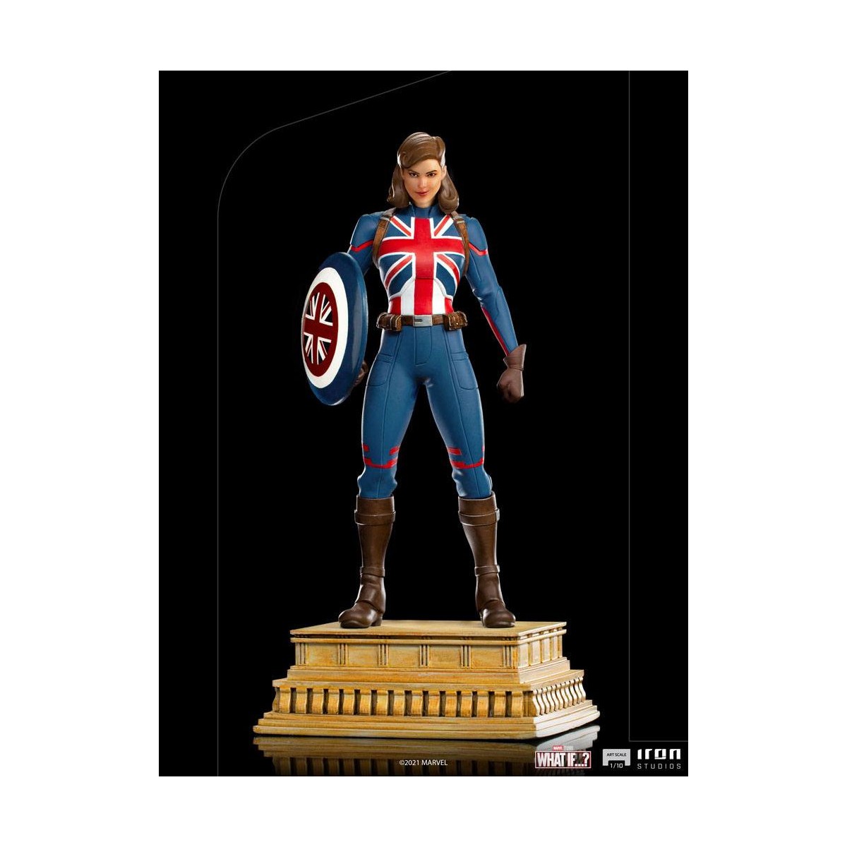 Iron Studios Marvel - ¿Y si...? Estatuilla del Capitán Carter 1/10 Art Scale