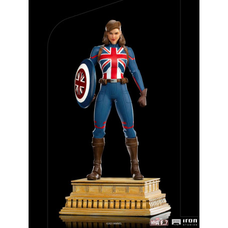 Iron Studios Marvel - ¿Y si...? Estatuilla del Capitán Carter 1/10 Art Scale