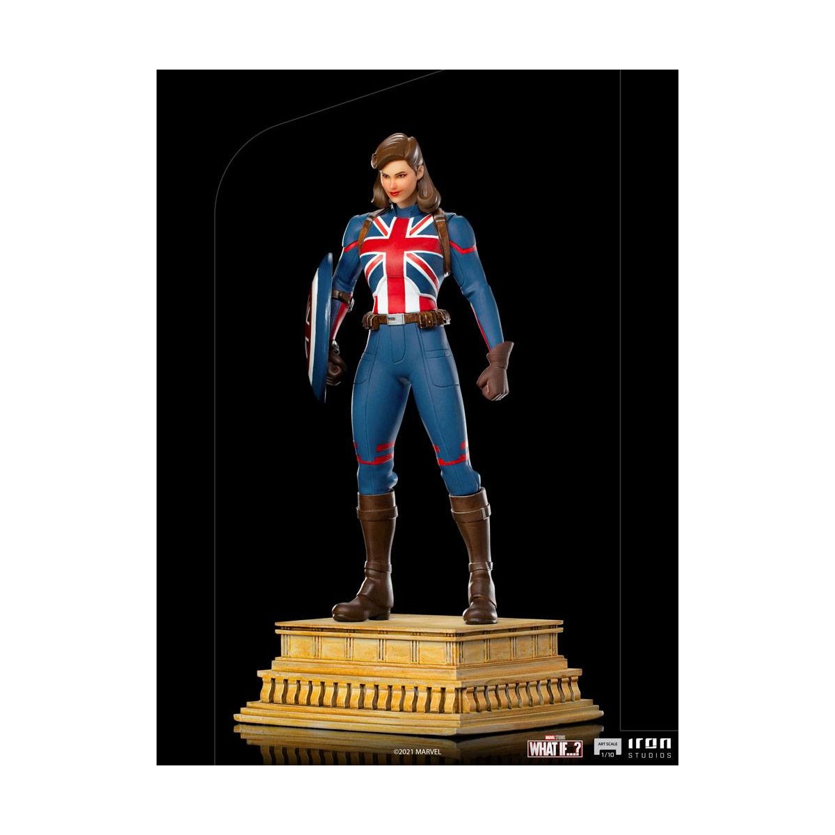 Iron Studios Marvel - ¿Y si...? Estatuilla del Capitán Carter 1/10 Art Scale