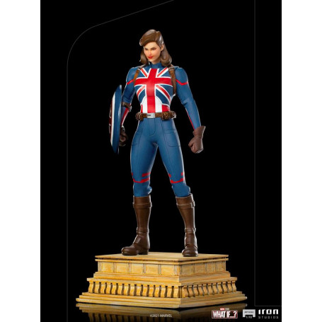 Iron Studios Marvel - ¿Y si...? Estatuilla del Capitán Carter 1/10 Art Scale