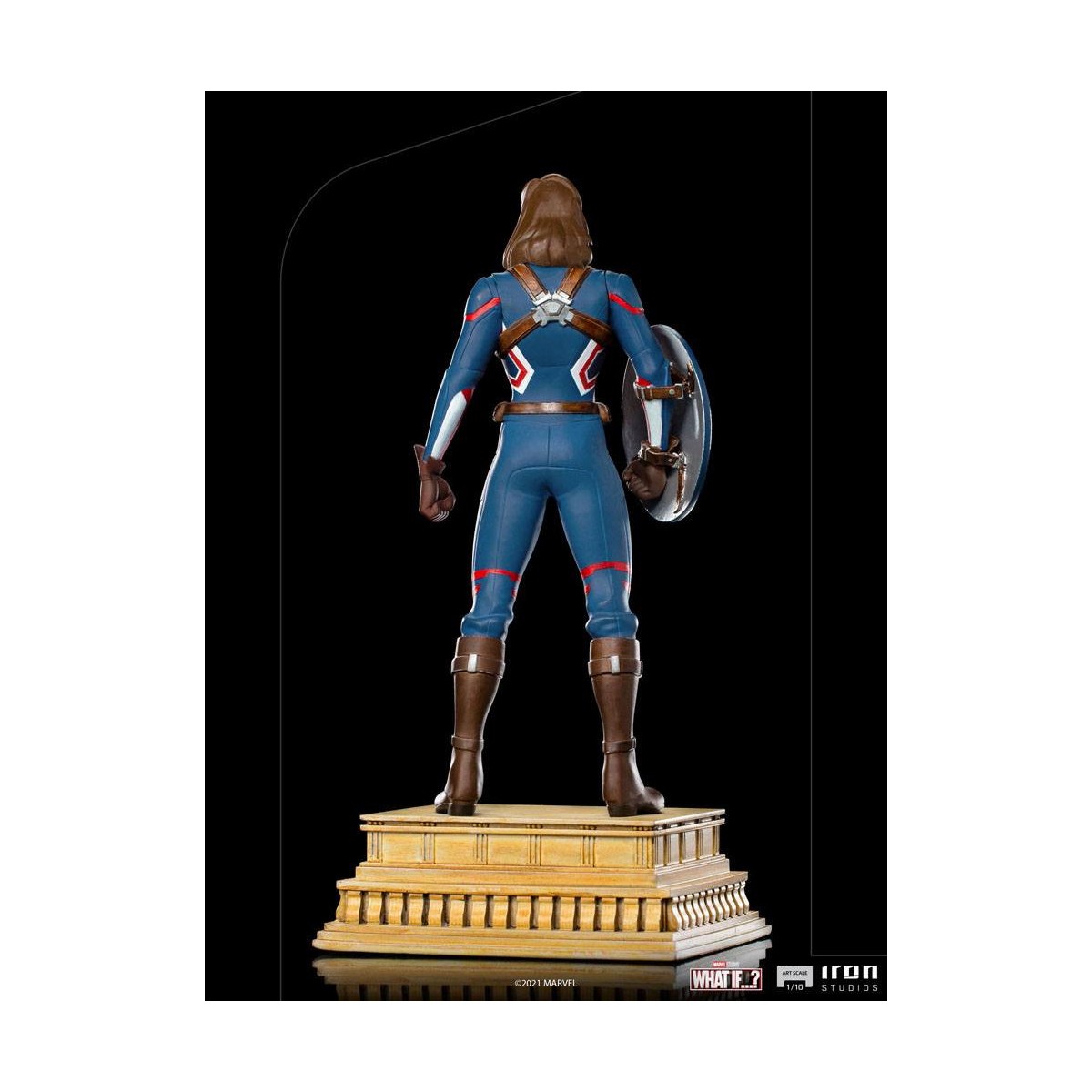 Iron Studios Marvel - ¿Y si...? Estatuilla del Capitán Carter 1/10 Art Scale