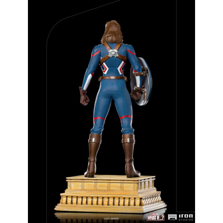 Iron Studios Marvel - ¿Y si...? Estatuilla del Capitán Carter 1/10 Art Scale