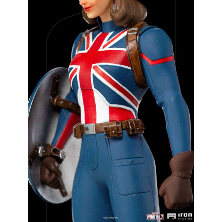 Iron Studios Marvel - ¿Y si...? Estatuilla del Capitán Carter 1/10 Art Scale