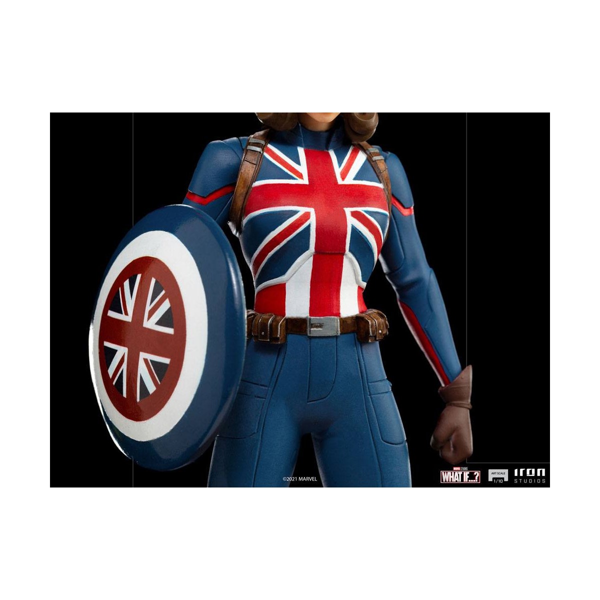 Iron Studios Marvel - ¿Y si...? Estatuilla del Capitán Carter 1/10 Art Scale
