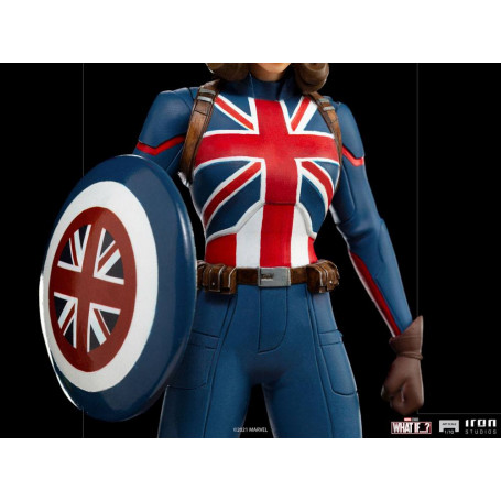 Iron Studios Marvel - ¿Y si...? Estatuilla del Capitán Carter 1/10 Art Scale