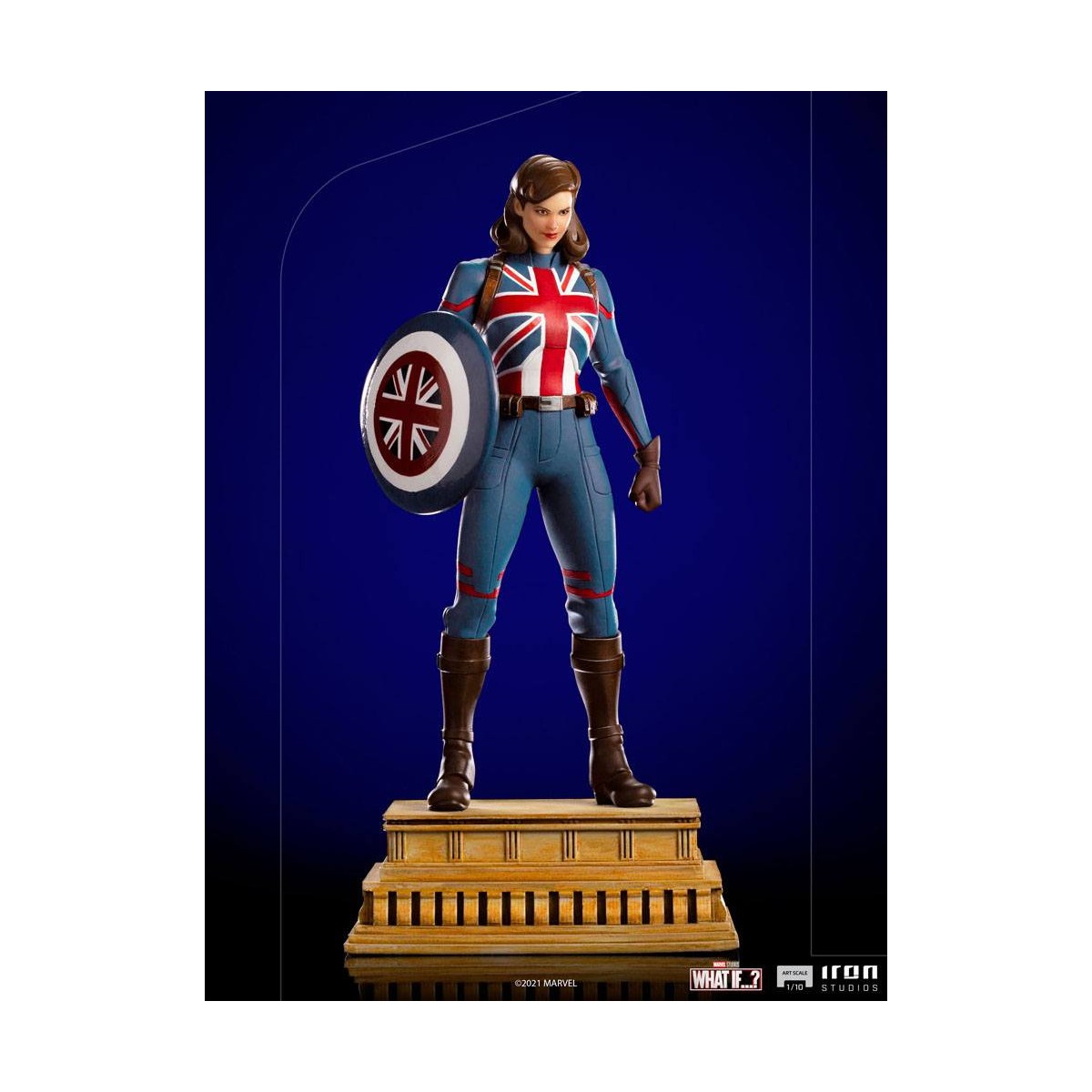 Iron Studios Marvel - ¿Y si...? Estatuilla del Capitán Carter 1/10 Art Scale