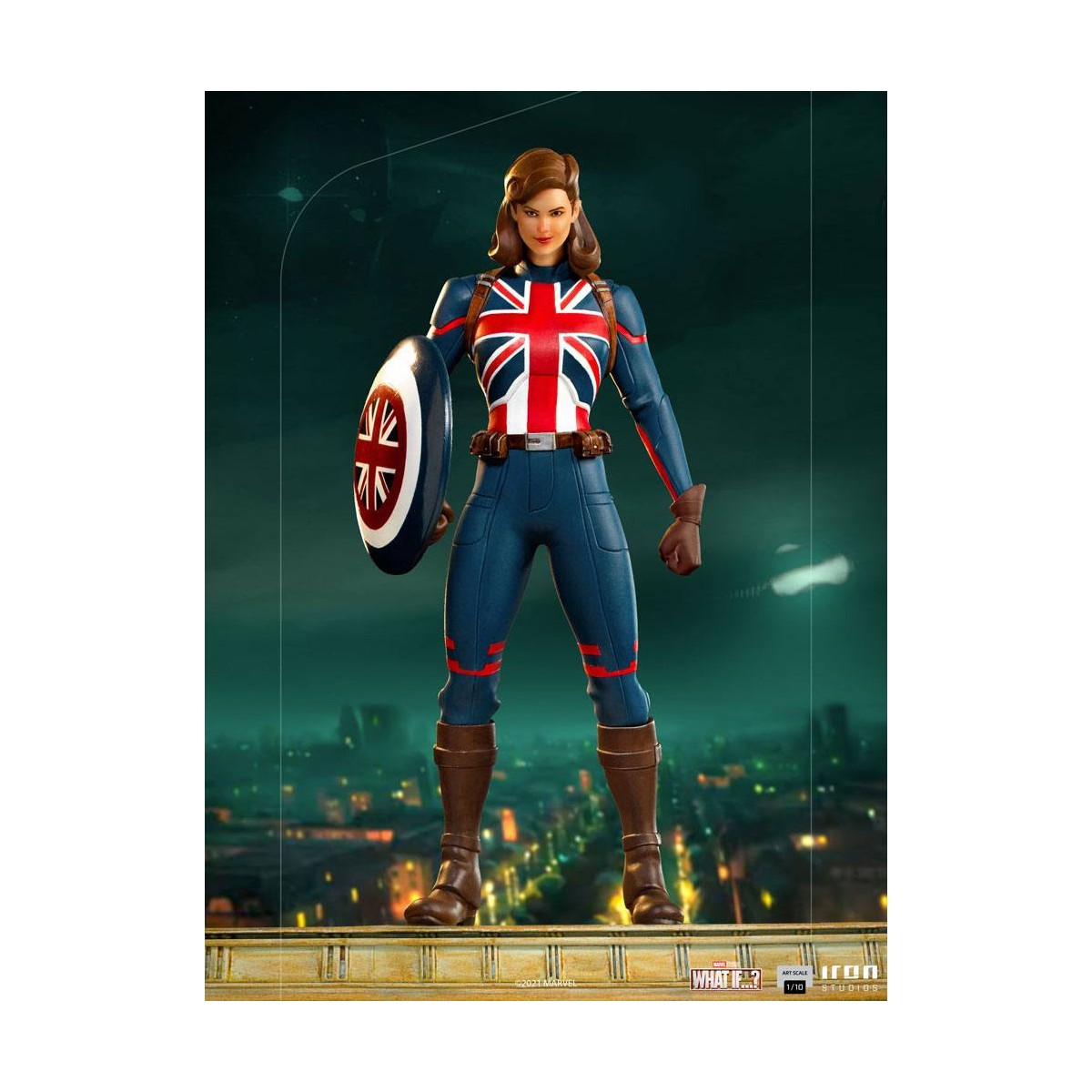Iron Studios Marvel - ¿Y si...? Estatuilla del Capitán Carter 1/10 Art Scale