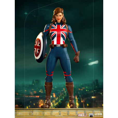 Iron Studios Marvel - ¿Y si...? Estatuilla del Capitán Carter 1/10 Art Scale