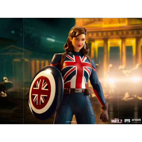 Iron Studios Marvel - ¿Y si...? Estatuilla del Capitán Carter 1/10 Art Scale