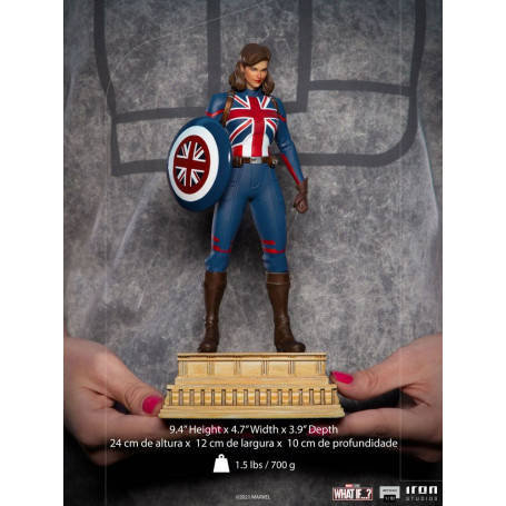 Iron Studios Marvel - ¿Y si...? Estatuilla del Capitán Carter 1/10 Art Scale