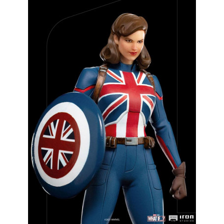 Iron Studios Marvel - ¿Y si...? Estatuilla del Capitán Carter 1/10 Art Scale