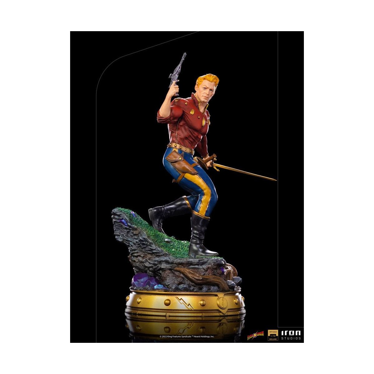 Iron Studios - Estatuilla de Flash Gordon 1/10 Deluxe Art Scale - Defenders of the Earth