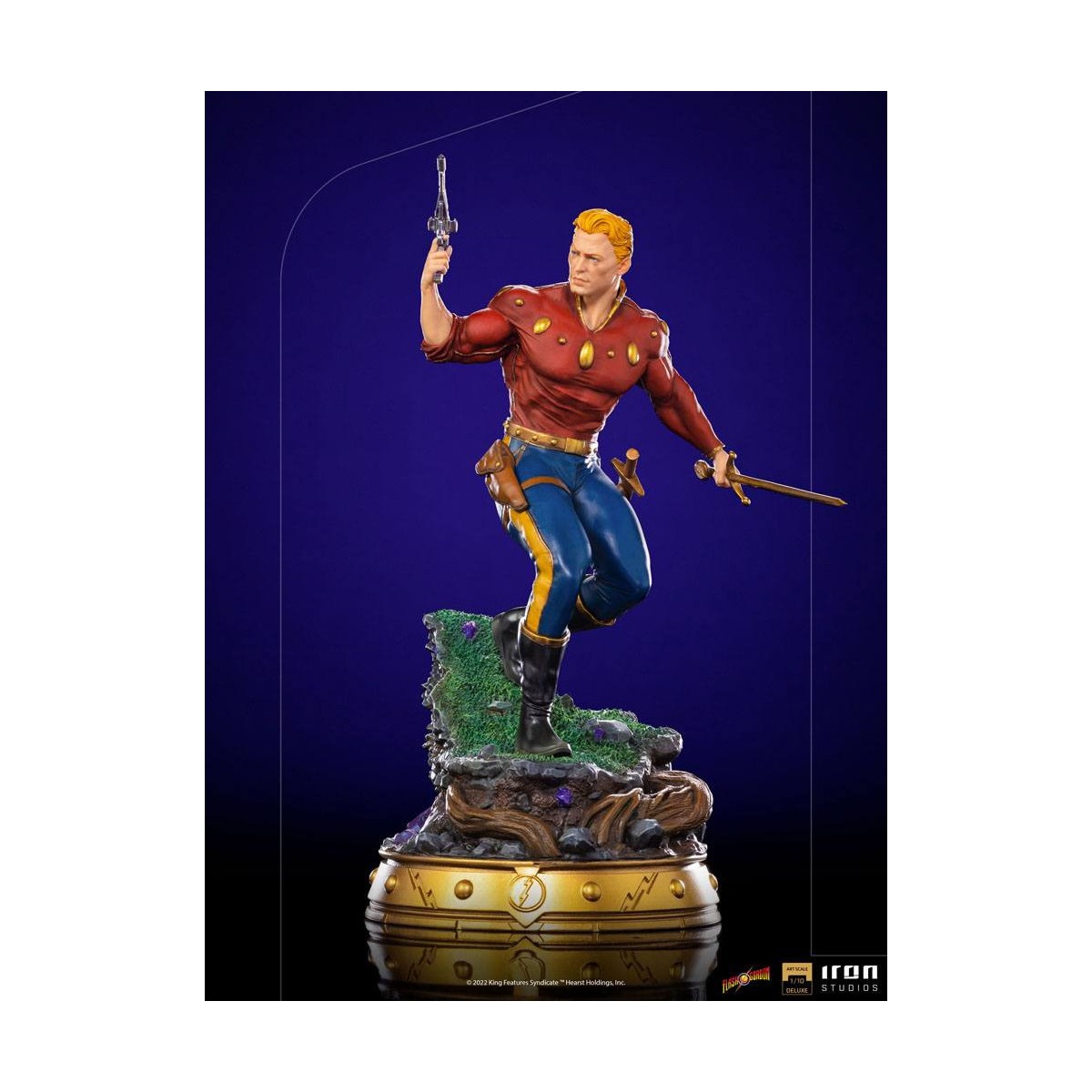 Iron Studios - Estatuilla de Flash Gordon 1/10 Deluxe Art Scale - Defenders of the Earth