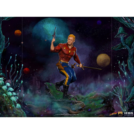 Iron Studios - Estatuilla de Flash Gordon 1/10 Deluxe Art Scale - Defenders of the Earth