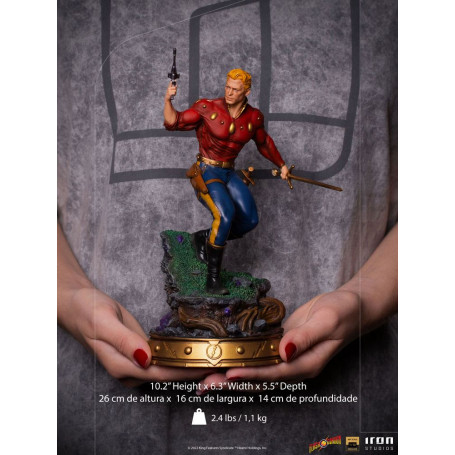 Iron Studios - Estatuilla de Flash Gordon 1/10 Deluxe Art Scale - Defenders of the Earth