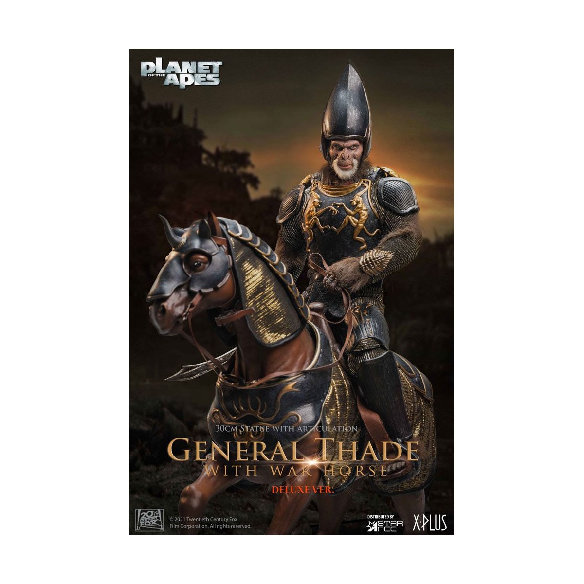 Star Ace - General Thade con War Horse - Planet of the Apes (Tim Burton)