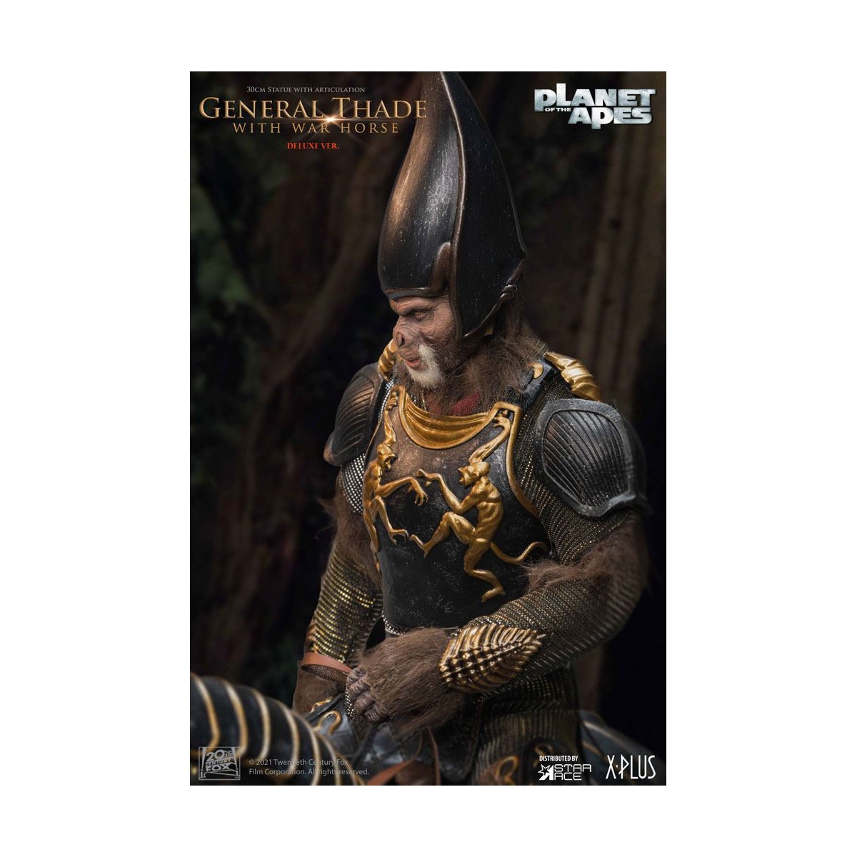 Star Ace - General Thade con War Horse - Planet of the Apes (Tim Burton)