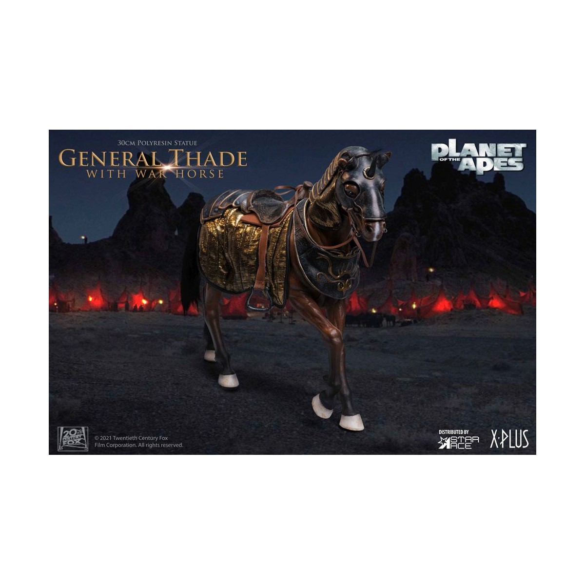 Star Ace - General Thade con War Horse - Planet of the Apes (Tim Burton)