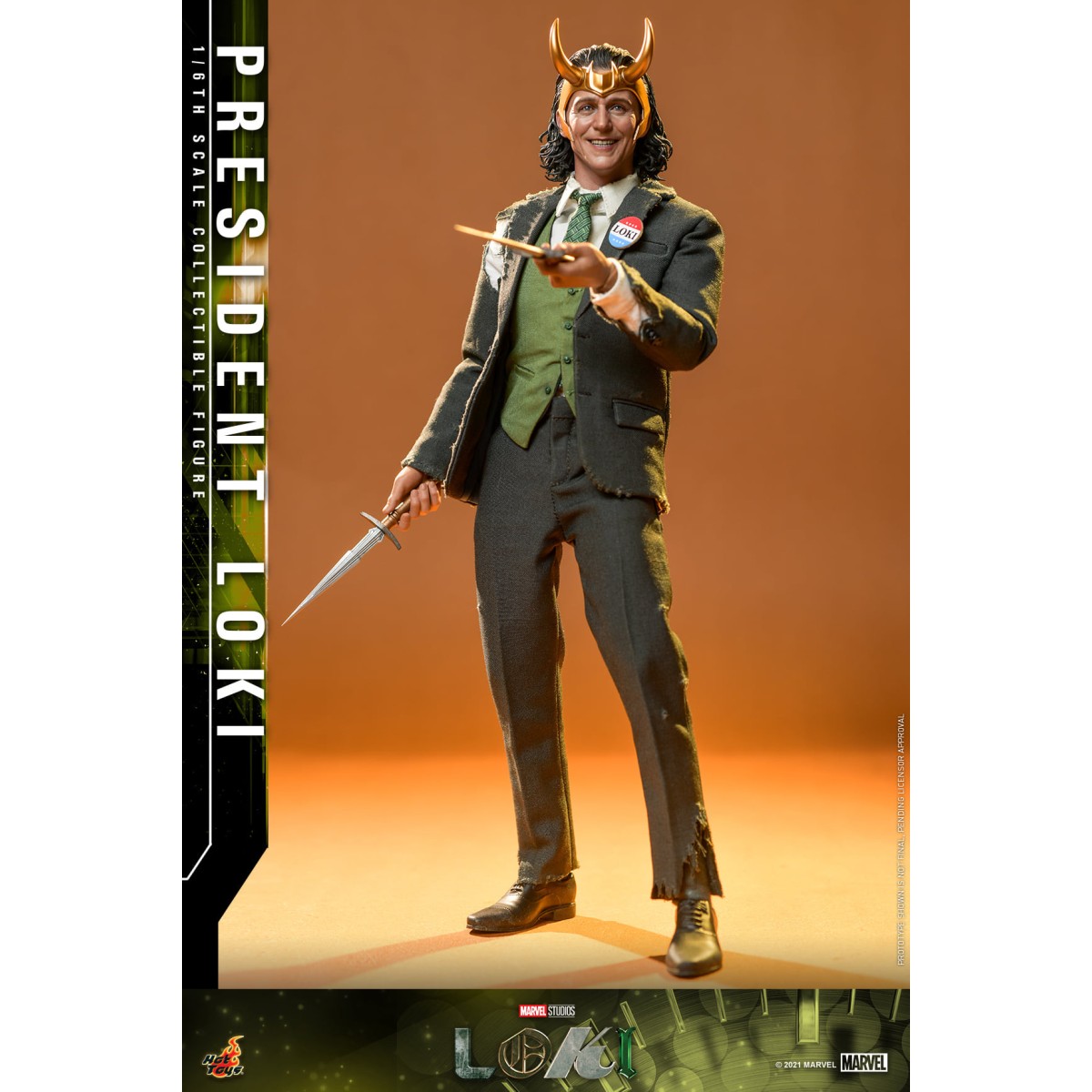 Hot toys TMS061 - Presidente LOKI 1/6 - Disney +