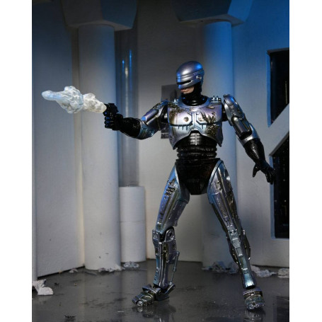 Neca - RoboCop - RoboCop dañado por la batalla con silla