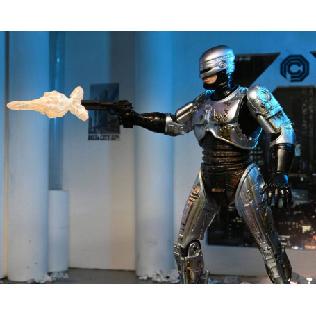 Neca - RoboCop - RoboCop dañado por la batalla con silla