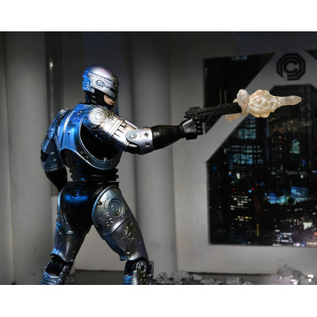 Neca - RoboCop - RoboCop dañado por la batalla con silla