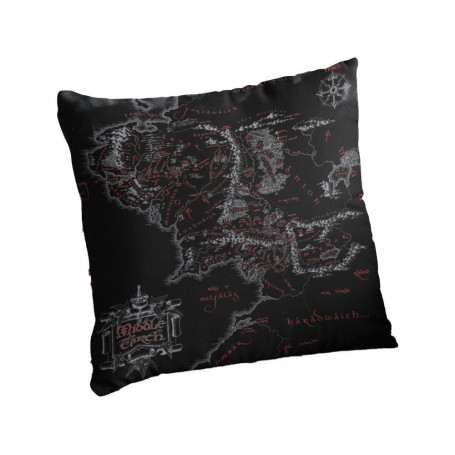 SD Toys - Almohada con el mapa de la Tierra Media - El Señor de los Anillos LOTR