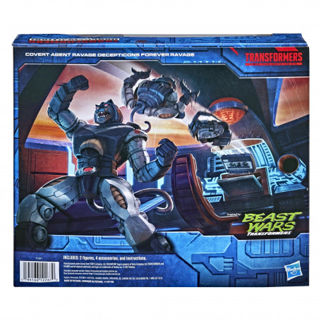 Hasbro - Transformers Generations - Deluxe Covert Agent Ravage y Micromaster Decepticons Forever Ravage - War for Cybertron