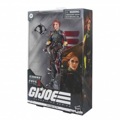 Hasbro G.I.JOE Classified Serie - Scarlett - Snake Eyes Versión de la película