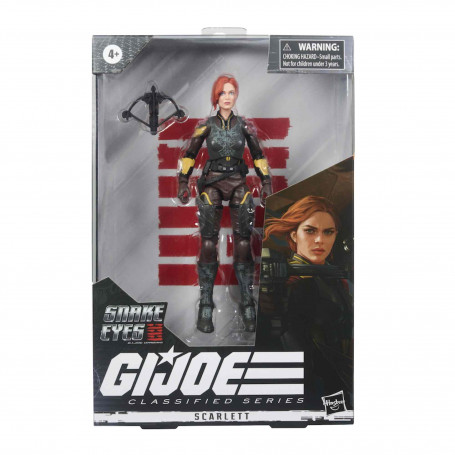Hasbro G.I.JOE Classified Serie - Scarlett - Snake Eyes Versión de la película