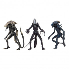 Neca Alien vs Predator - Alien Realistic Appearance - Set completo de 3 figuras