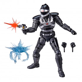 Hasbro - En el espacio Ranger Negro Fantasma - Colección Rayo Power Rangers en el espacio